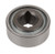 W208PPB12, 1-1/8" Square Bore Bearing w/ Flat OD