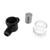 A & M Industries Low Profile Inline Strainer 1/2" MPT w/ 40 Mesh SS Screen Clear Bowl