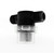 A & M Industries Low Profile Inline Strainer 1/4" MPT w/ 40 Mesh SS Screen Clear Bowl