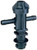 Teejet QJ300 Series Quick Nozzle Body With Double Hose Barb for 1/2" Hose ID For Dry Booms 300 Max PSI 