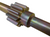 Replacement Low Torque Shaft With Gears For Timpte 102" Hopper Doors 1994-Current