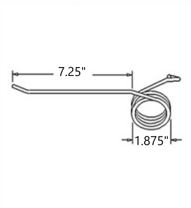 Rake Tooth fits several Massey Ferguson, 25, 36, 37 Side Delivery Rake ...