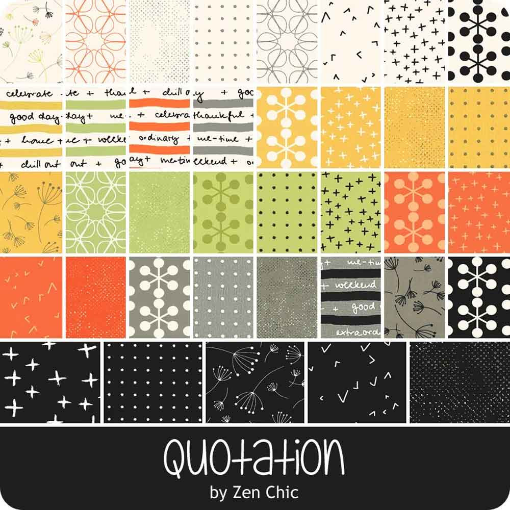 Quotation Zen Chic Moda Fabrics Fabric Charm Pack Outback Yarns