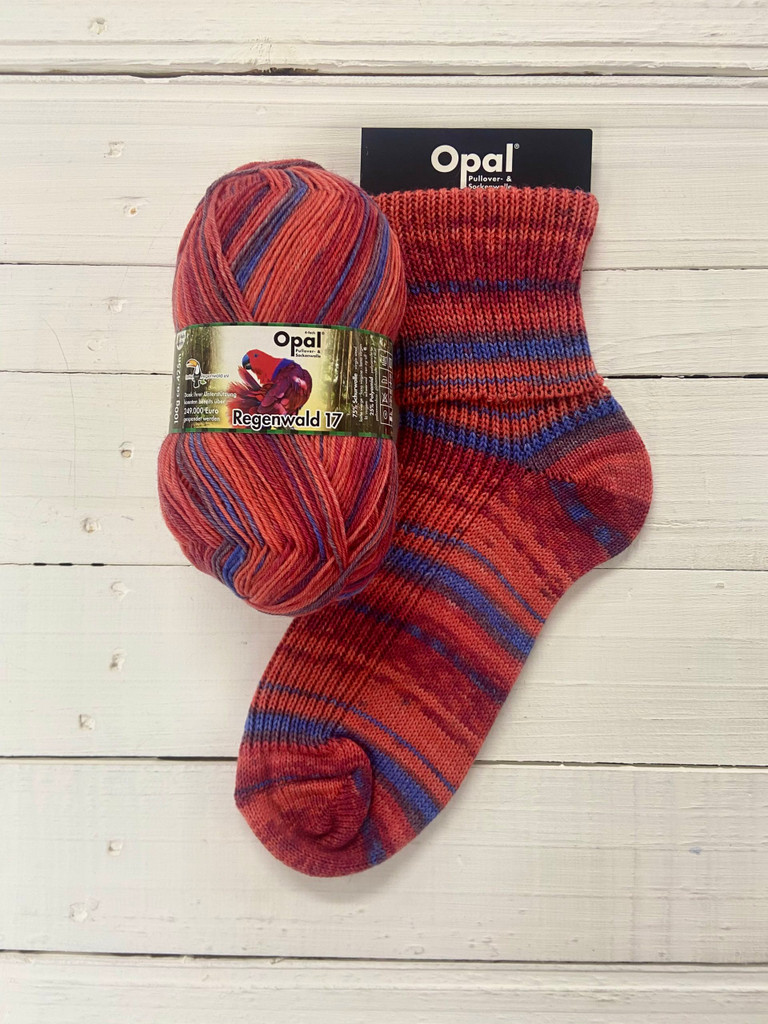Opal Rainforest XVII 4 Ply Sock Knitting Yarn, 100g | Various Colours ...