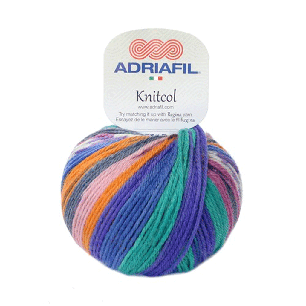 Adriafil Knitcol DK Self Patterning Merino Yarn, 50g Balls | 93 80 years