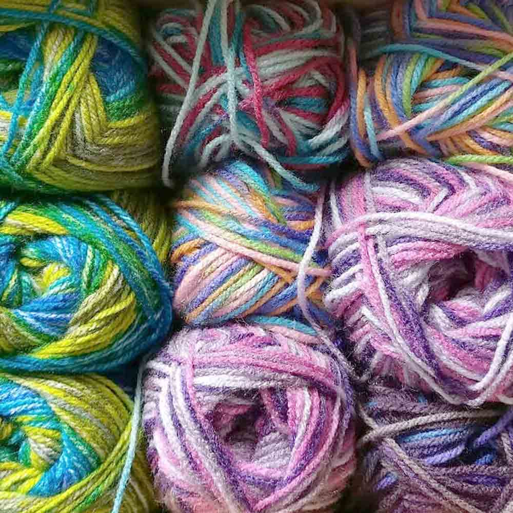 Robin DK Print Self Patterning Knitting Yarn Various Colours