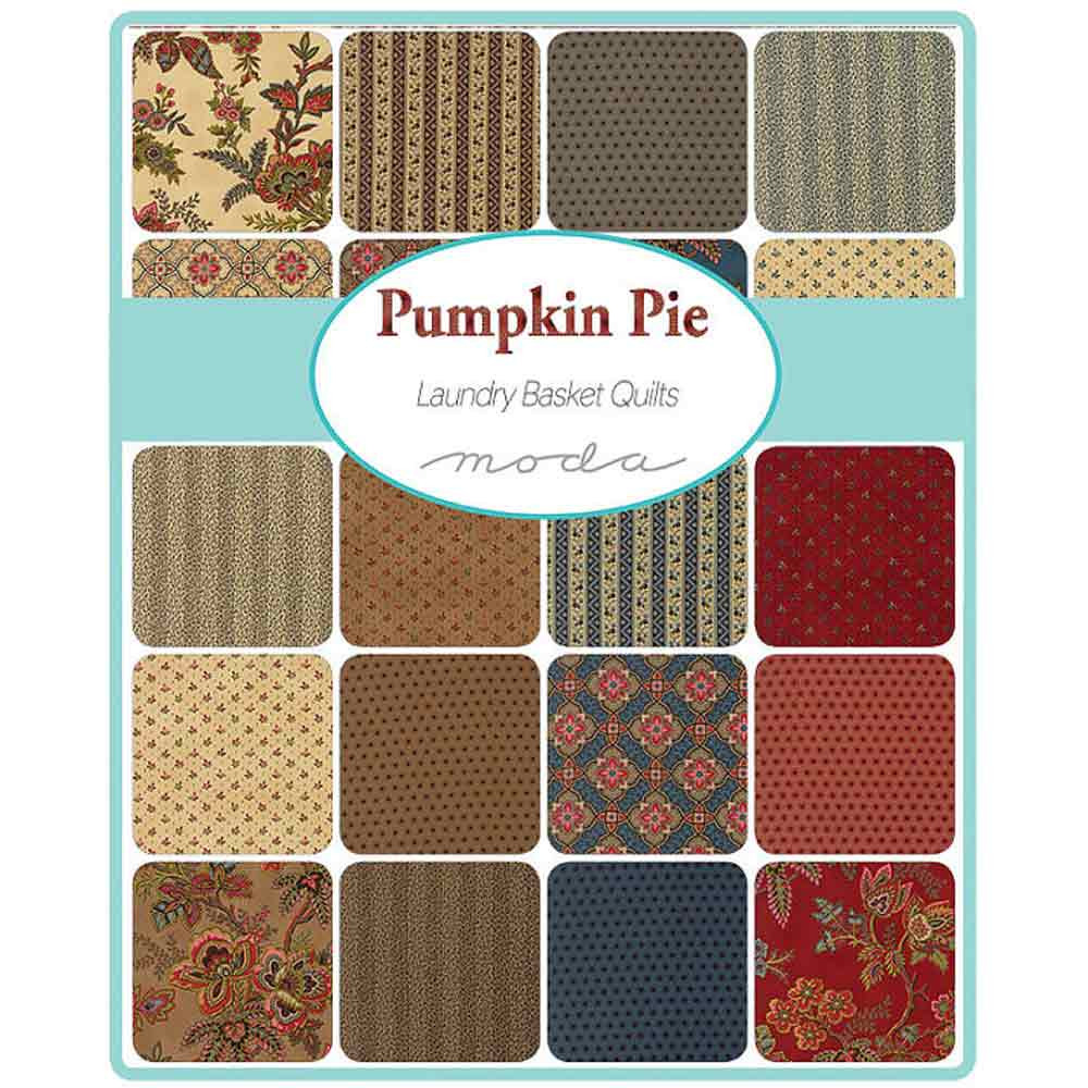 Pumpkin Pie Laundry Basket Quilts Moda Fabrics Layer Cake