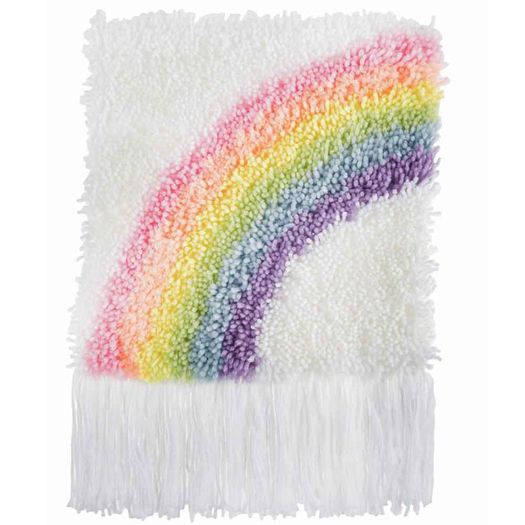 Rainbow Latch Hook Kit Trimits Outback Yarns