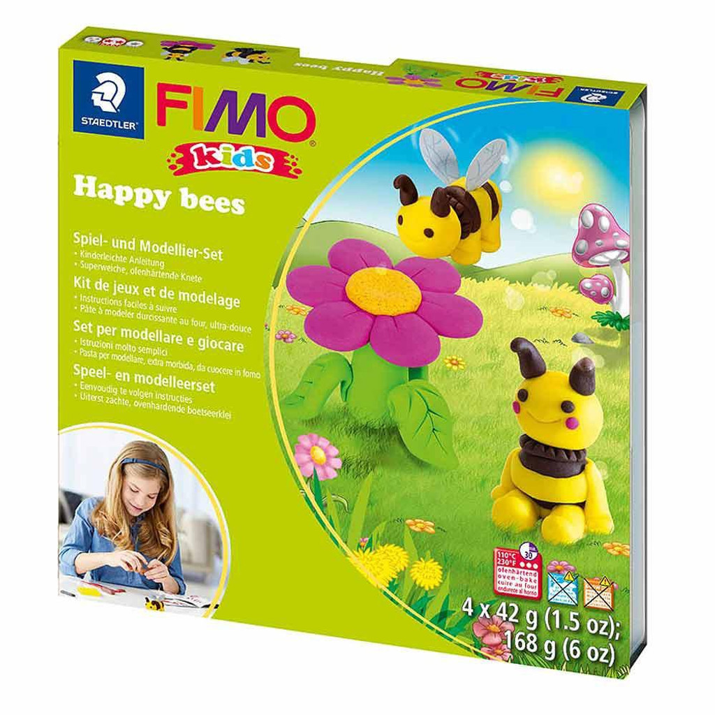 Happy Bees | Fimo Kids Form & Play Kits | Staedtler