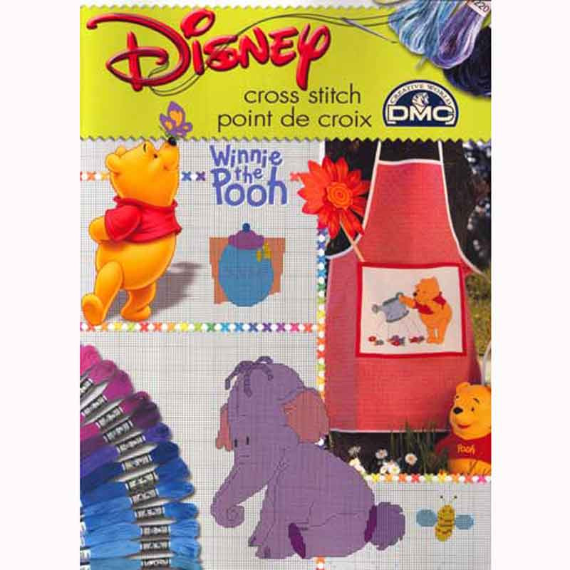 DMC Disney Cross Stitch Book Winnie the Pooh Outback Yarns