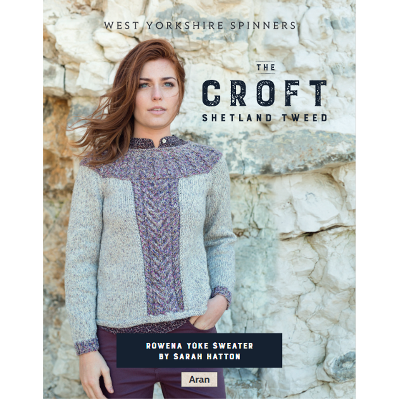 Rowena Yoke Sweater Knitting Pattern, WYS The Croft Aran Knitting Yarn  DBP0066, Digital Download