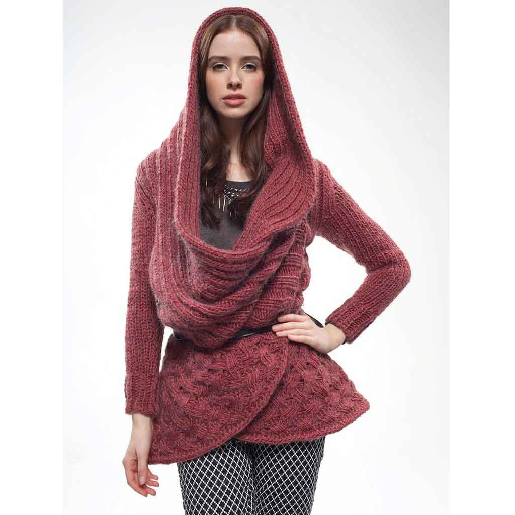 Rowan Big Red Women PDF Knitting Pattern, Cocoon Outback Yarns
