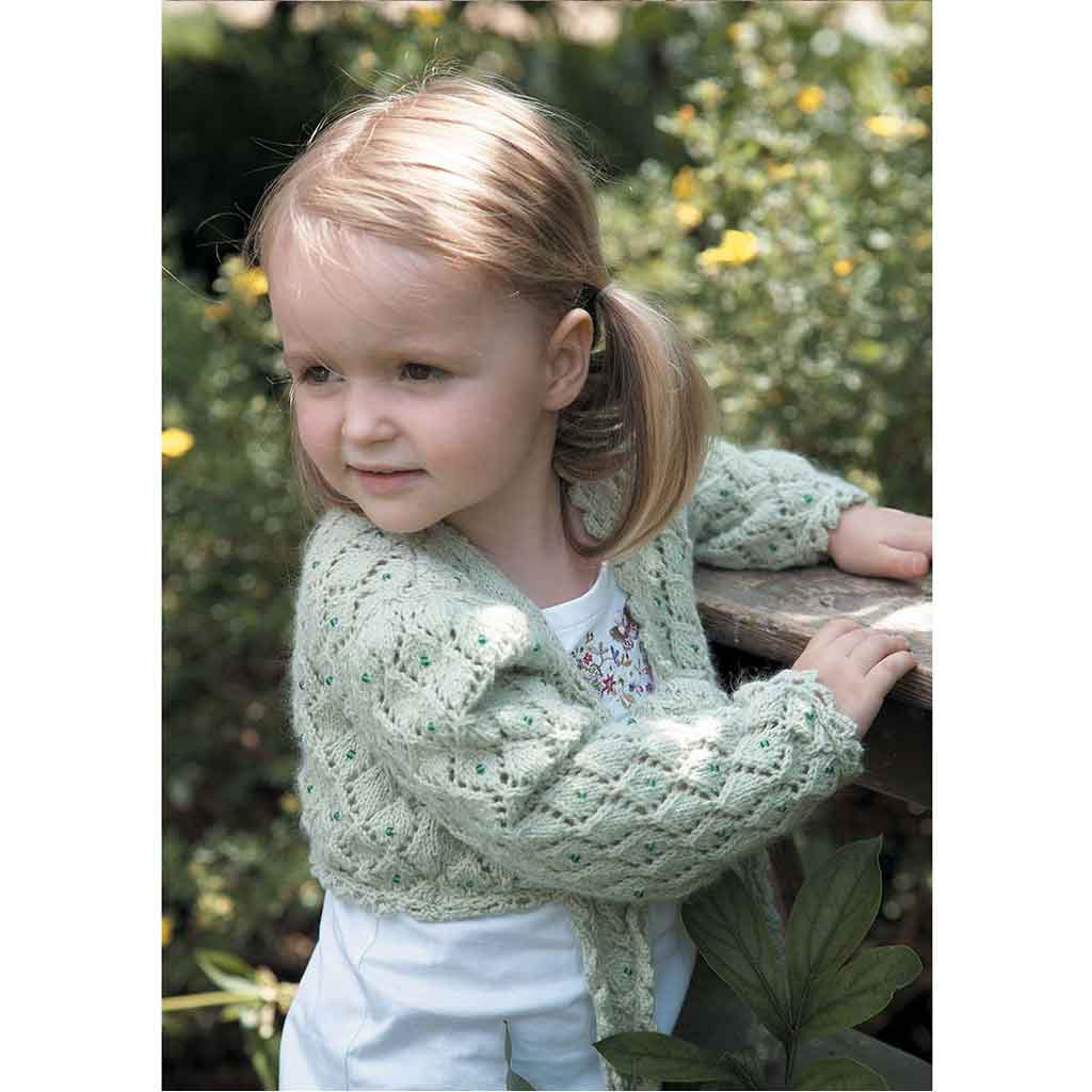 Rowan Honeysuckle Children Baby Cardigan Pattern Outback Yarns