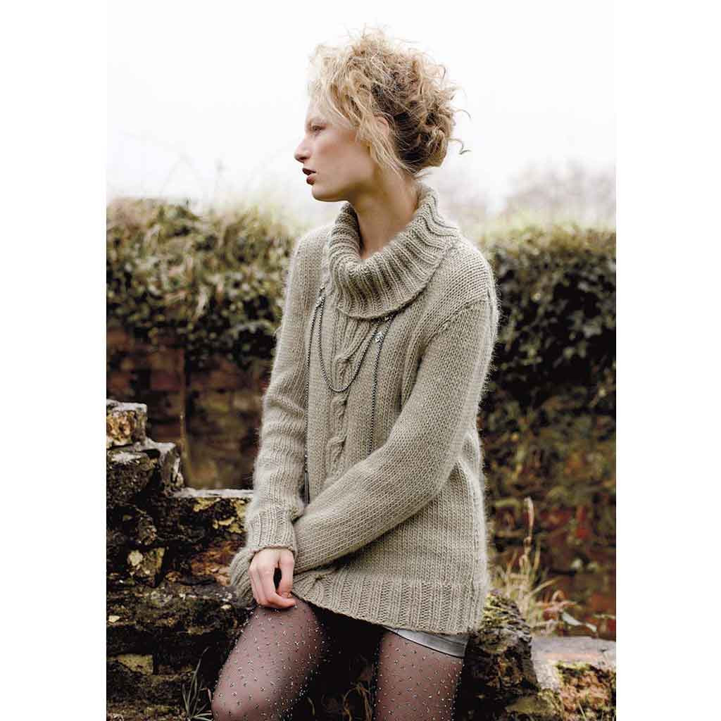 Rowan Nippy Womens Sweater PDF Pattern, Cocoon Outback Yarns