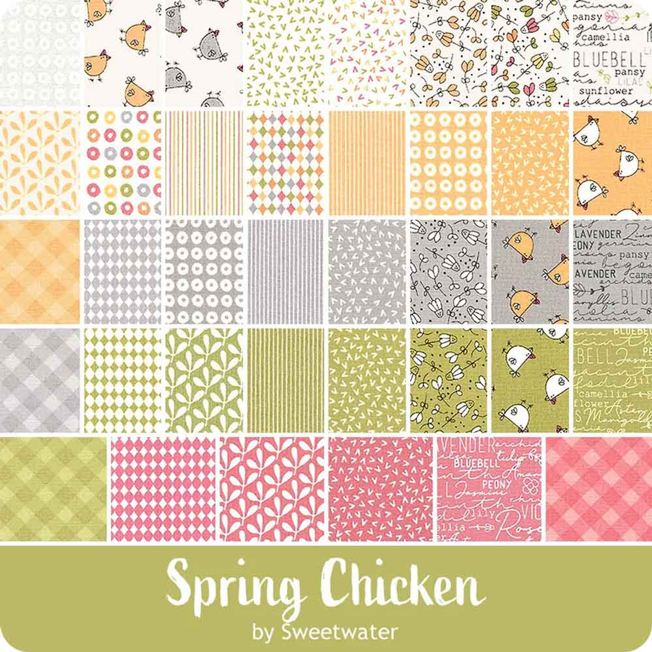 Spring Chicken, Sweetwater, Moda Fabrics