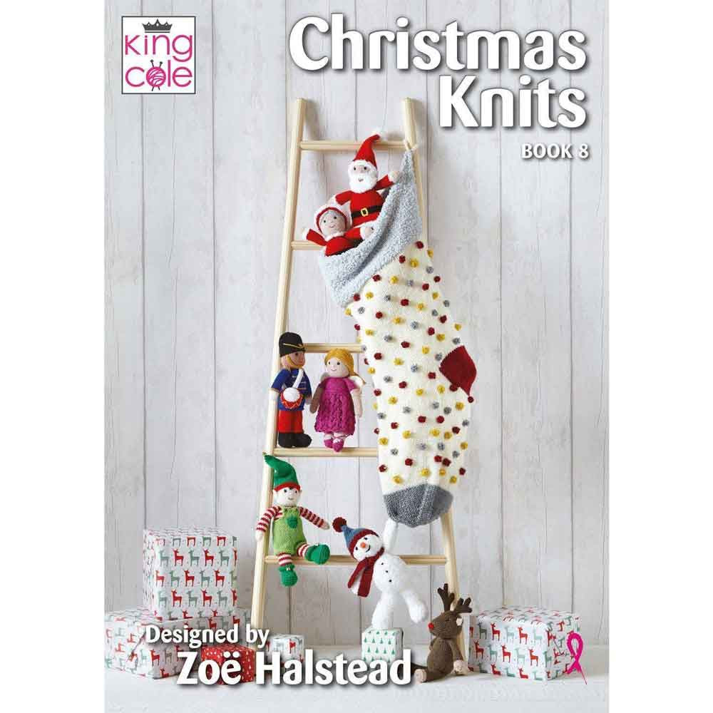 King Cole Christmas Knits Knitting Pattern Book Designs by Zoe