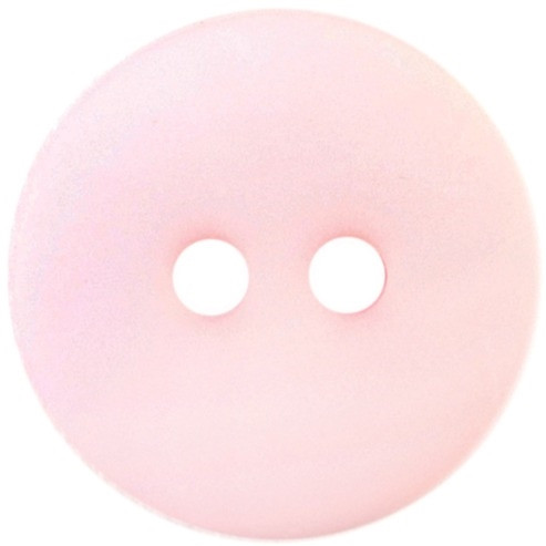 Buttons Pale Pink 2hole 15mm Outback Yarns