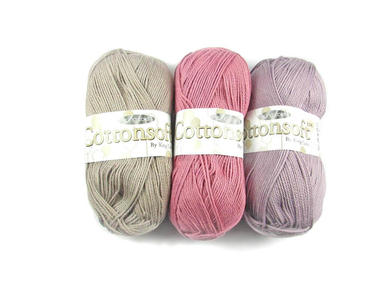 King Cole Cottonsoft DK Knitting Yarn, 100g | Outback Yarns