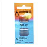 Pony Short Darning Needles Pack of 10 | Size 1 to 5 Pony Short Darning Needles Pack of 10 | Size 1 to 5