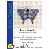 Mouseloft Stitchlets Mini Cross Stitch Kits | Fancy Butterfly