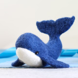 Hawthorn Handmade | Large Felting Kit | Blue Whale - Main Image