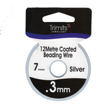 Trimits | 7 Strand Coated Wire | 0.3mm | Various Colours | 12m Reels