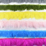 Marabou Feather Trim | 4mm Width | Per Half Metre | Various Colours