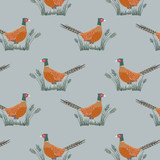 Country Life Reloved | Lewis and Irene | A91.1 | Pheasants on Grey