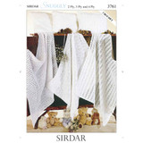 Blankets and Pillowcases Crochet Pattern | Sirdar Snuggly 2 Ply 3761 | Digital Download - Main Image