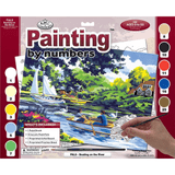 Royal & Langnickel | Painting by Numbers | A3 Kits | Boating on the River - Main Image