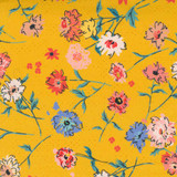 Lady Bird | Crystal Manning | Moda Fabrics | 11871-17 | Full Bloom Saffron