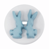 14mm Blue Bunny Shank Buttons | ABC Buttons 14mm Blue Bunny Shank Buttons | ABC Buttons