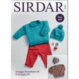 Baby & Boy's Sweaters And Hats Knitting Pattern | Sirdar Snuggly Snowflake DK & Snuggly DK 5161 | Digital Download - Main Image