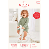 Babies Cardigan And Shorts Knitting Pattern | Sirdar Snuggly Cashmere Merino DK 5475 | Digital Download - Main Image