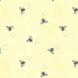 Folk Garden | Bees on Lemon | BL2405-44 | Blank Quilting
