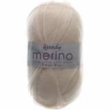 Wendy Merino 4 Ply Knitting Yarn, 50g Balls | 2365 Birch