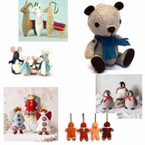 Corinne Lepierre Felt Sewing Craft Kits | Various Animals & Decorations