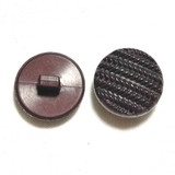 Knitwear Pattern Beige Button | 18mm Diameter | Shank | Chocolate Brown