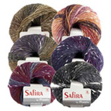 Permin Safira Self Patterning Wool & Silk Aran Knitting Yarn | Various Shades