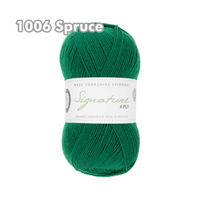 WYS Signature 4ply Yarn |100g Ball | Perfect for socks | West Yorkshire Spinners | Spruce
