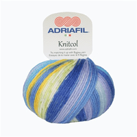 Adriafil Knitcol DK Self Patterning Merino Yarn, 50g Balls | 90 Oceans Fancy