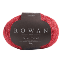 Rowan Felted Tweed DK Knitting & Crochet Yarn, 50g Donuts | 222 Scarlet Kaffe Fassett Release