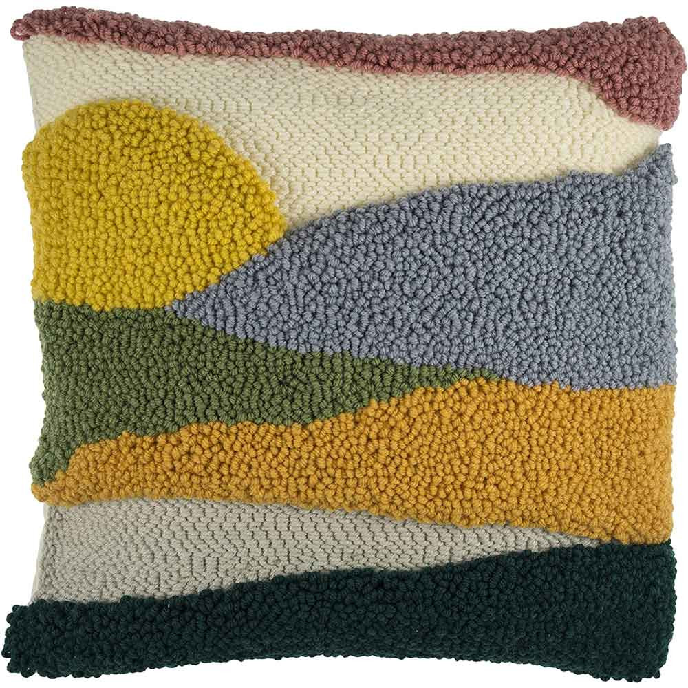 Punch Needle Cushion Kit Sunset Trimits Outback Yarns