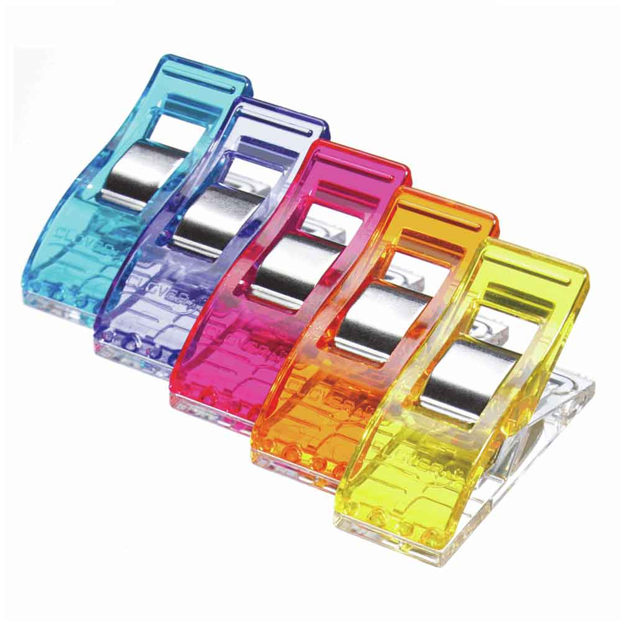 Clover Wonder Clips Assorted Colors - 50 Pack - 051221731839