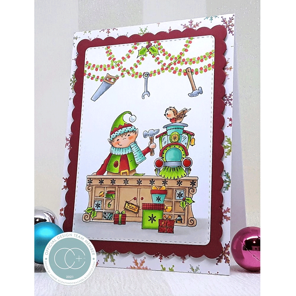 Craft Consortium Made by Elves Stamp Set of 7 Premium Polymer