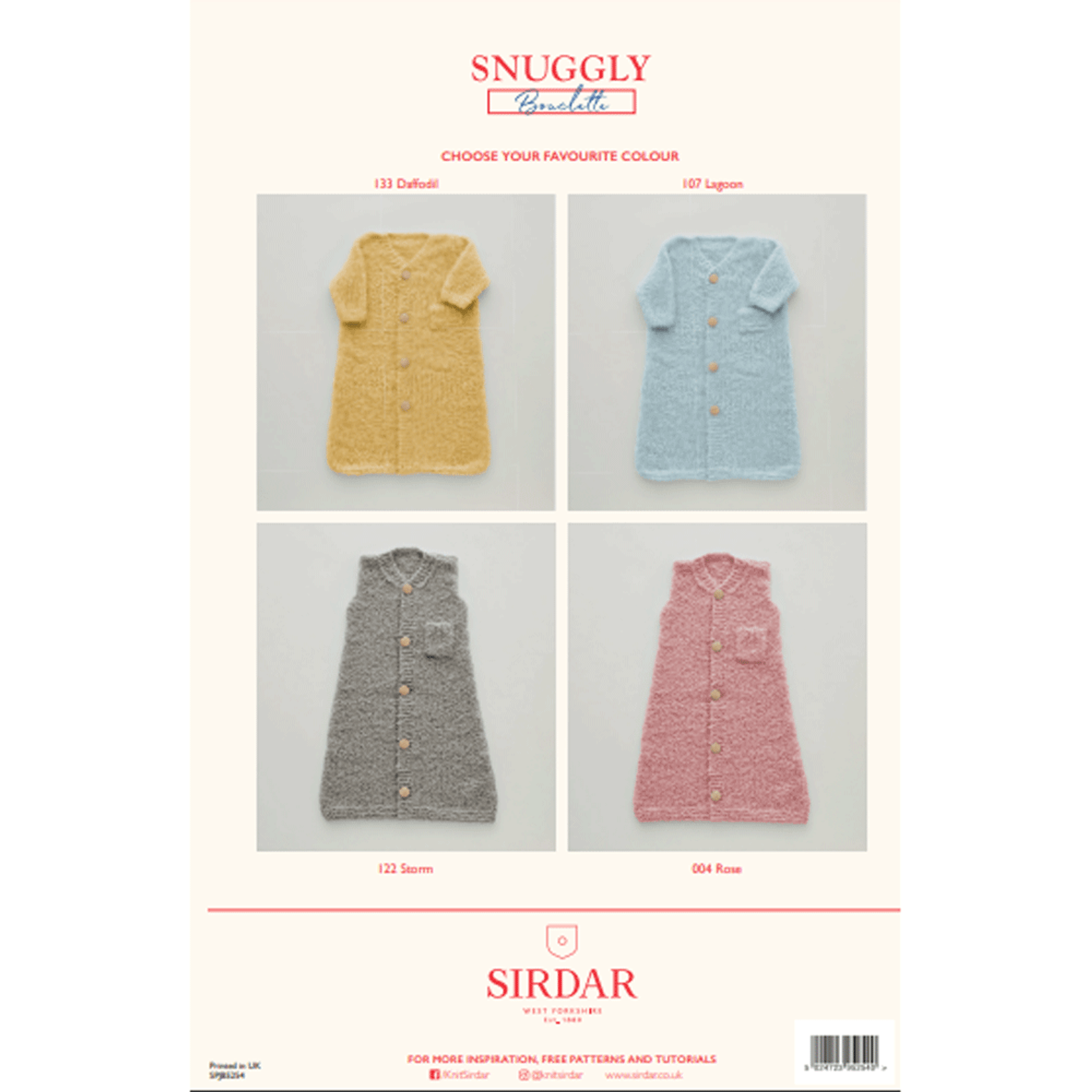 Babies Sleeping Bags Knitting Pattern Sirdar Snuggly Bouclette 5254 Digital Download