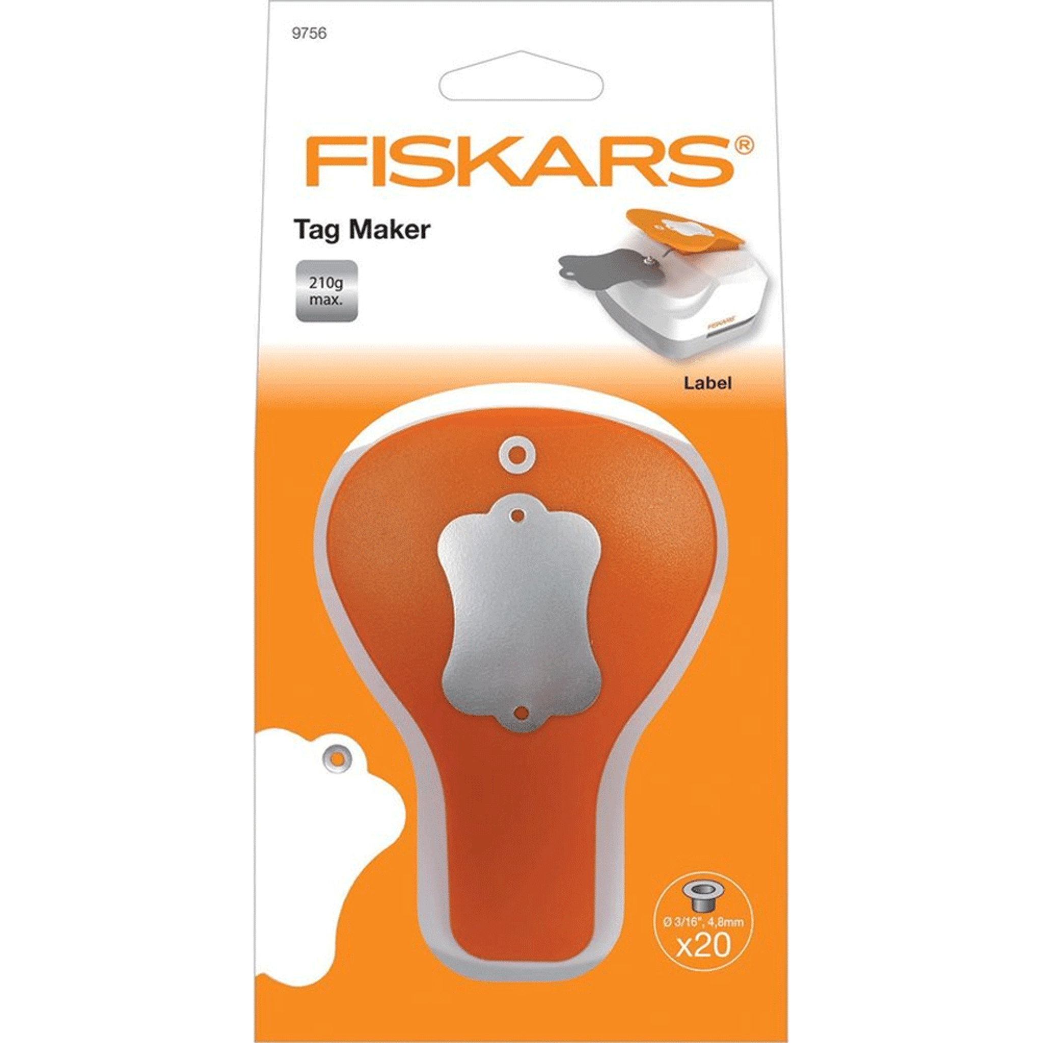 Tag Makers Standard & Scallop 3 in 1 Fiskars punch