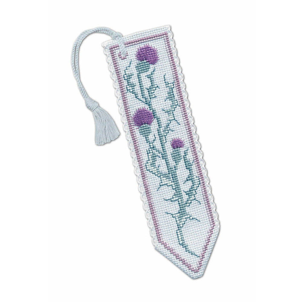 Textile Heritage Cross Stitch Kits Bookmarks Ancient Thistles