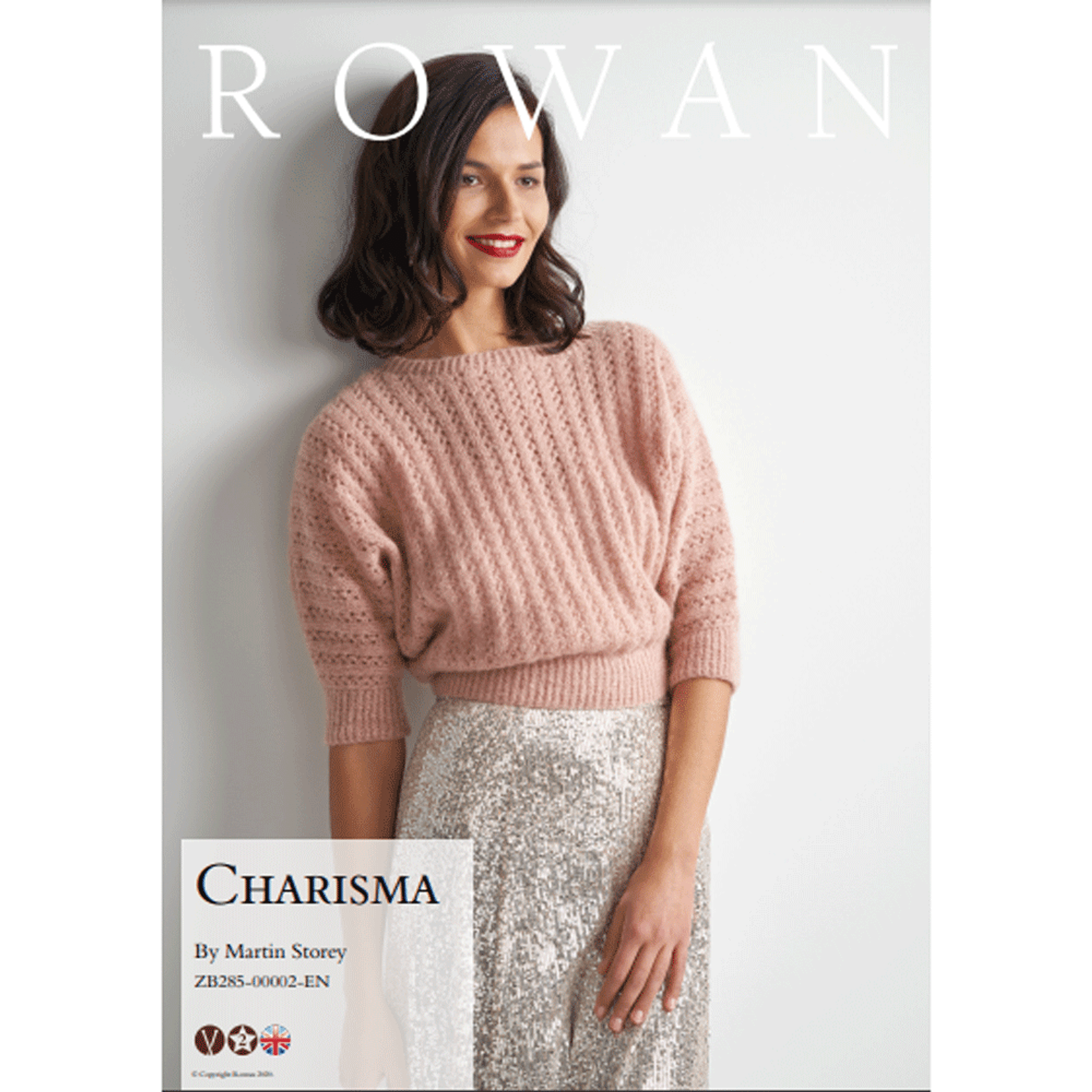 Rowan Women's Charisma Sweater Knitting Pattern using Patina Outback Yarns