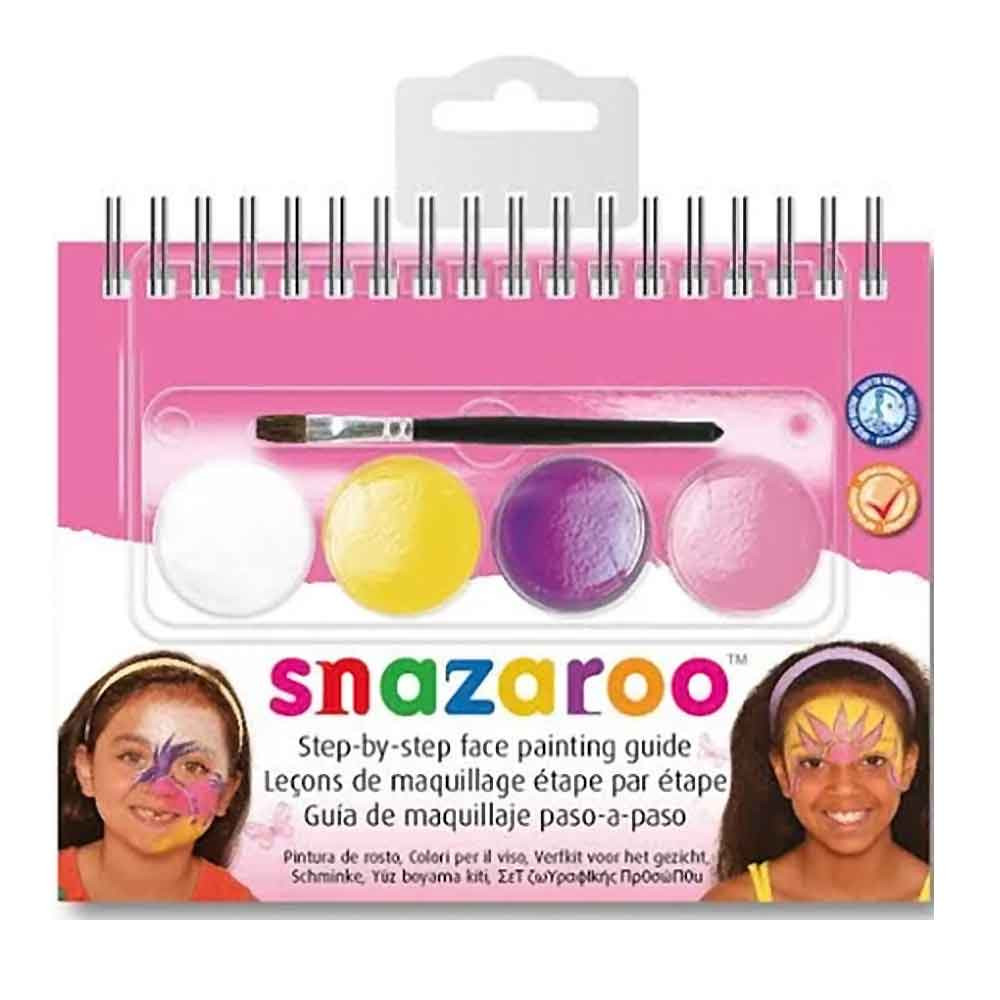 Summer Face Paint Kit with Instruction Booklet Snazaroo Outback Yarns
